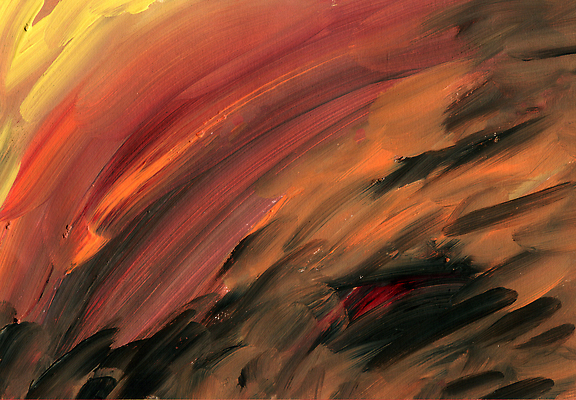 포토 JPG 해외이미지 백그라운드 붓터치 사람없음 빨간색 노란색 검은색 주황색 혼합 질감 아크릴물감 해외202310 해외포토 컬러 물감 파일형식