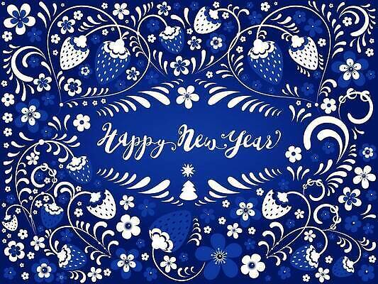 EPS 해외이미지 식물 전통 열매 꽃 잎 크리스마스 꽃무늬 패턴 밭 일러스트 벽지 딸기 휴가 여러명 장식 파란색 수확 흰색 축하 인사 허브 포장지 해피뉴이어 러시아인 해외202310 해외일러스트 서양인 기념일 컬러 다수 컨셉 무늬 농업 과일 포장 사람 새해인사 예절 파일형식 벡터