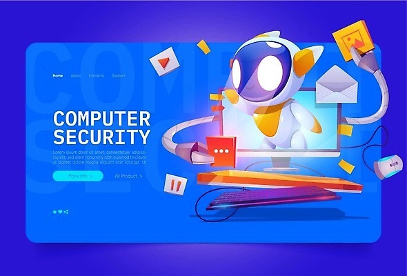 EPS 해외이미지 캐릭터 과학 컨셉 인터넷 일러스트 미래 기술 안전 컴퓨터 디지털 스크린 모니터 자료 기계 네트워크 메시지 보호 공격 만화 사이버 로봇 파일 보안 전자 페이지 팔 안드로이드 해커 마스코트 문자메시지 착륙 벡터 휴머노이드 해외202310 해외일러스트 일러캐릭터 모션 신체부위 전자제품 범죄 파일형식