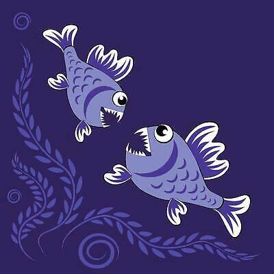 EPS 해외이미지 디자인 백그라운드 일러스트 포장 모바일 어류 내부 책 세계 수중 공책 직물 어플리케이션 만화 정사각형 나쁜 스타일링 엘리먼트 포식 항목 스타일 해외202310 해외일러스트 도형 문구용품 수중동물 파일형식 벡터