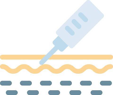 EPS 해외이미지 일러스트 건강 주사기 치료 뷰티 약 플랫 심볼 피부 싱글 뿌리 주사약 테라피 순서 리프팅 방법 벡터 해외202310 해외일러스트 의학 의료기기 신체부위 파일형식