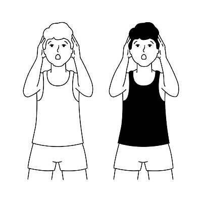 EPS 해외이미지 백인 캐릭터 디자인 남자 얼굴 백그라운드 일러스트 스트레스 사람 소년 머리 고통 슬픔 마음 표현 플랫 질병 무서움 불안 두통 공포 윤곽 충격 문제 긴장 부정적 비명 트러블 벡터 심리치료 해외202310 해외일러스트 일러캐릭터 서양인 감정 어린이 의학 신체부위 치료 심리 파일형식 외국인 인종