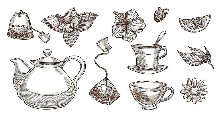 EPS 해외이미지 디자인 음료 음식 잎 꽃무늬 가방 일러스트 재료 포장 아침 티타임 휴식 건강 주방 머그컵 뜨거움 액체 차 맛 아침식사 상품 찻주전자 허브 상쾌 유기농 아로마 패키지 모음 테라피 내추럴 백자 양조 자연요법 핸드메이드 벡터 현실 해외202310 해외일러스트 주간 식물 웰빙 잡화 꽃 감정 컨셉 무늬 주전자 컵 뷰티 식사 도자기 파일형식