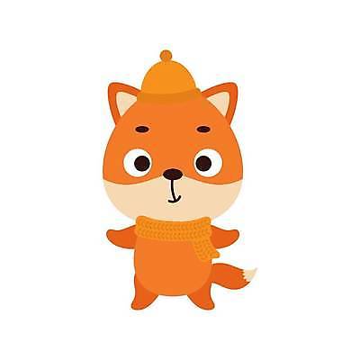 EPS 해외이미지 행복 동물캐릭터 일러스트 사람없음 목도리 심플 여우 해외202310 해외일러스트 일러캐릭터 동물 캐릭터 잡화 감정 포유류 파일형식 벡터