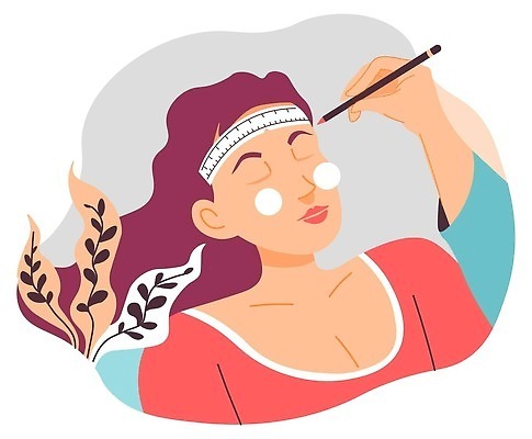 EPS 해외이미지 모양 모델 직업 여자 얼굴 신체 일러스트 건강 치료 뷰티 유행 상점 화장품 플랫 성형수술 확대 미용사 눈썹 문신 마스카라 주인 순서 돌봄 완벽 스타일 벡터 해외202310 해외일러스트 컨셉 의학 모션 사람 신체부위 수술 파일형식