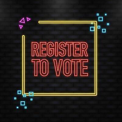 EPS 해외이미지 일러스트 프레임 타이포그라피 사람없음 사각형 투표 네온 해외202310 해외일러스트 도형 문자 선거 파일형식 벡터