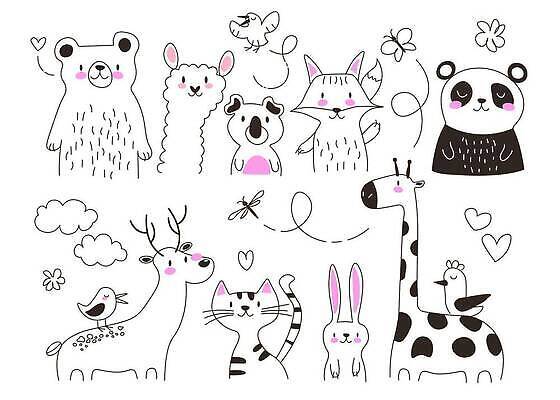 EPS 해외이미지 동물 디자인 실루엣 선 일러스트 곰 자연 조류 코끼리 동물원 그래픽 세트 농장 검은색 고양이 치킨 흰색 원숭이 토끼 양 돼지 호랑이 소 개 낙서 숲 사자 만화 스케치 수집 기린 심볼 사파리 사인 그림 다람쥐 심플 윤곽 얼룩말 고립 얇은 벡터 해외202310 해외일러스트 컬러 농업 포유류 촬영기법 미술 반려동물 말_동물 설치류 생태계 닭고기요리 파일형식