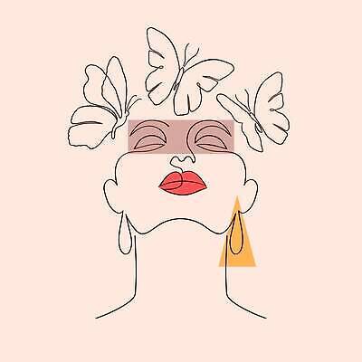 EPS 해외이미지 모델 1 디자인 여자 포스터 얼굴 선 나비 곤충 백그라운드 컨셉 패턴 일러스트 자연 추상 미술 사람 성인 뷰티 머리 유행 신용카드 스케치 심볼 입술 사인 그림 기하학 엘리먼트 스타일 벡터 미니멀리스트 미니멀 해외202310 해외일러스트 동물 무늬 문화예술 신체부위 금융 생태계 파일형식