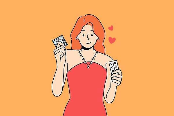 EPS 해외이미지 여자 교육 일러스트 가족 건강 관리 사랑 안전 사람 성인 알약 약 임신 잡기 플랫 보호 질병 위험 약국 그림 예방 윤곽 처방 문제 돌봄 마약 제어 콘돔 트러블 피임 피임약 벡터 해외202310 해외일러스트 감정 컨셉 의학 관계 모션 피임기구 파일형식