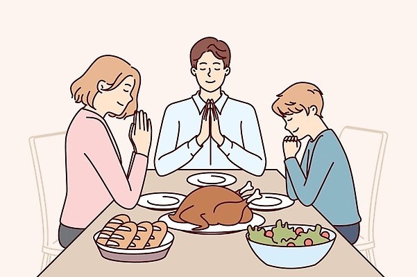 EPS 해외이미지 전통 여자 남자 행복 종교 아들 어린이 음식 컨셉 일러스트 가족 엄마 아파트 함께함 사람 앉기 소년 10대 주방 식사 저녁식사 침묵 기도 아기 아내 아빠 감사 추수감사절 칠면조 점심식사 고립 식욕 신앙심 영양분 벡터 맛있는 해외202310 해외일러스트 감정 기독교 관계 모션 청소년 조류 주택 소리 파일형식 동물 건물 건축물 건축