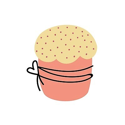 EPS 해외이미지 리본 분홍색 일러스트 사람없음 하트 달콤 컵케이크 머핀 해외202310 해외일러스트 모양 빵 컬러 케이크 맛 파일형식 벡터