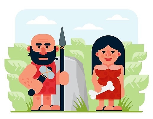 EPS 해외이미지 구름 템플릿 전통 디자인 커플 문화 창 일러스트 자연 하늘 뼈 사람 힘 바위 도구 시골 황무지 동굴 진화 플랫 망치 큼 만화 사냥꾼 선사시대 원시시대 부족 엘리먼트 벡터 미니멀리스트 해외202310 해외일러스트 자연요소 직업 무기 컨셉 관계 돌_바위 공구 역사 크기 소방 생태계 파일형식