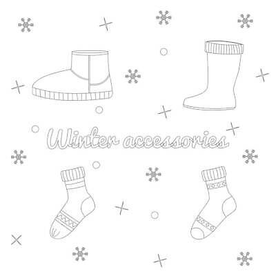 EPS 해외이미지 옷 계절 크리스마스 겨울 일러스트 바지 날씨 휴가 새해 따뜻함 야외 쇼핑 유행 재킷 추위 코트 축하 눈송이 플랫 보호 주머니 12월 연도 스웨터 스타일 벡터 안락 해외202310 해외일러스트 기념일 컨셉 상의 하의 눈_날씨 외투 날짜 파일형식