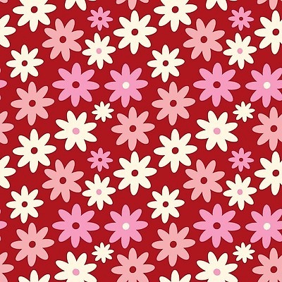 EPS 해외이미지 꽃무늬 패턴 일러스트 사람없음 빈티지 복고 해외202310 해외일러스트 꽃 컨셉 무늬 파일형식 벡터