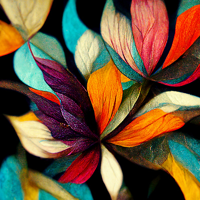 JPG 해외이미지 꽃 백그라운드 일러스트 추상 미술 사람없음 컬러풀 그림 해외202310 해외일러스트 식물 컬러 무늬 문화예술 파일형식