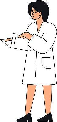 EPS 해외이미지 직업 캐릭터 손 종이 유니폼 일러스트 청진기 건강 병원 그래픽 치료 약 간호사 의사 정보 잡기 업무 그리기 만화 그림 돌봄 조언 벡터 해외202310 해외일러스트 일러캐릭터 옷 의학 의료기기 모션 신체부위 의료진 작업 파일형식