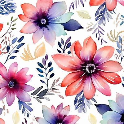 EPS 해외이미지 꽃 잎 꽃무늬 일러스트 사람없음 혼합 해외202310 해외일러스트 식물 무늬 파일형식 벡터