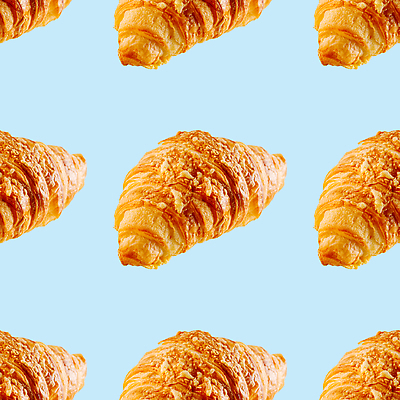 포토 JPG 해외이미지 하늘색 패턴 사람없음 크루아상 해외202310 해외포토 빵 무늬 파란색 파일형식