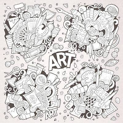 EPS 해외이미지 직업 디자인 액자 컨셉 일러스트 학교 표시 아이디어 직장 창조 미술 취미 컴퓨터그래픽 장식 세트 연필 펜 사무용품 도구 붓 팔레트 낙서 미술관 만화 앨범 스케치 심볼 이젤 그림 지우개 윤곽 예술가 캔버스 페인트붓 손그림 튜브 벡터 해외202310 해외일러스트 교육 회사 문화예술 문구용품 학용품 그래픽 필기구 미술도구 파일형식