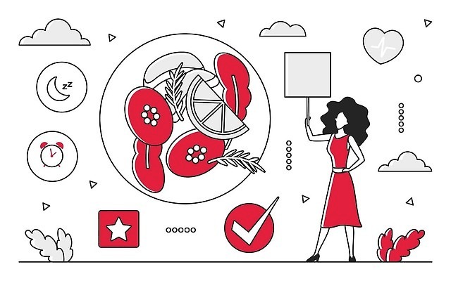 EPS 해외이미지 라이프스타일 음식 다이어트 채소 과일 일러스트 재료 딸기 양파 거리 패스트푸드 건강 식이요법 안전 식사 샐러드 도전 신선 최고 비교 선택 수프 폐기물 균형 유혹 먹기 속도 메뉴 유기농 칼로리 내추럴 습관 점심식사 밭일 적자 해로움 해외202310 해외일러스트 웰빙 컨셉 모션 생활 인스턴트 쓰레기 파일형식 벡터