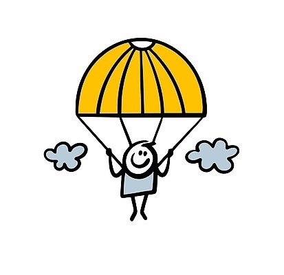 EPS 해외이미지 전신 캐릭터 남자 행복 일러스트 한명 성인 비행 잡기 심플 낙하산 성인남자한명만 해외202310 해외일러스트 일러캐릭터 1 감정 모션 사람 남자한명만 성인남자만 파일형식 벡터