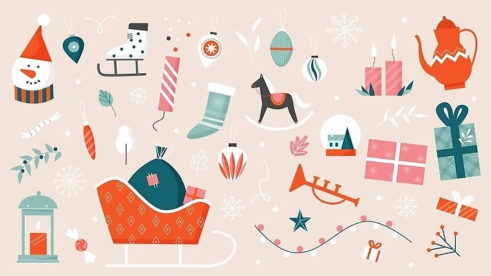 EPS 해외이미지 스티커 겨울 일러스트 전구 촛불 산타모자 눈사람 주전자 양말 폭죽 사탕 사람없음 선물상자 세트 스케이트 랜턴 풀잎 보따리 썰매 트럼펫 스노글로브 목마인형 베이지색 엘리먼트 오너먼트 해외202310 해외일러스트 피겨화 모자_잡화 계절 인형 스포츠용품 컬러 신발 잎 크리스마스장식 크리스마스 초 주방용품 디저트 조명 선물 장식 상자 풀_식물 금관악기 파일형식 벡터