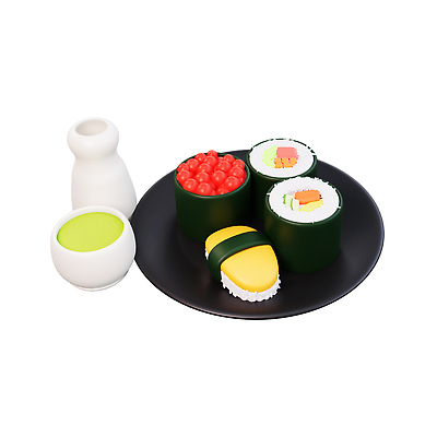 포토 JPG 해외이미지 접시 잔 사람없음 3D 초밥 물통 메뉴 김밥 계란말이 롤스시 일본음식 해외202310 해외포토 식기 음식 계란요리 디지털합성 파일형식