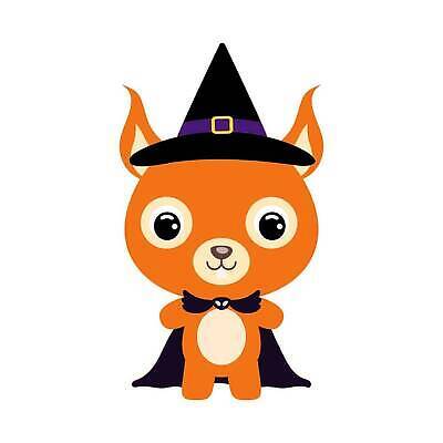 EPS 해외이미지 동물캐릭터 일러스트 사람없음 귀여움 할로윈 마법사 망토 다람쥐 마법사모자 코스프레 해외202310 해외일러스트 일러캐릭터 동물 캐릭터 모자_잡화 컨셉 설치류 파일형식 벡터