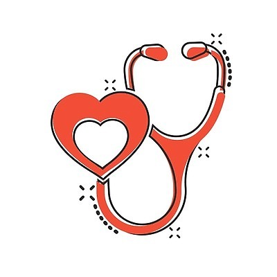 EPS 해외이미지 무료이미지 일러스트 청진기 건강 건강관리 하트 벡터 해외202310 해외일러스트 모양 의료기기 관리 파일형식 무료콘텐츠