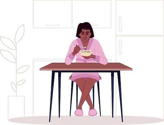 EPS 해외이미지 클립아트 캐릭터 디자인 여자 행복 음식 조각 다이어트 일러스트 건강 미소 사람 앉기 20대 성인 30대 갈색 검은색 식사 우유 시간 플랫 아침식사 만화 시리얼 먹기 묘사 상업 심플 점심식사 고립 뮤즐리 오트밀 스타일 벡터 현실 디테일 해외202310 해외일러스트 일러캐릭터 감정 컬러 모션 유제품 표정 청년 장년 파일형식 귀리