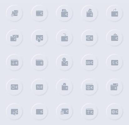 EPS 해외이미지 손 디자인 실루엣 컨셉 돈 일러스트 비즈니스 성공 모바일 금융 세트 픽토그램 달러 검은색 웹 절약 신용카드 주름 지갑 암호 심볼 사인 무역 UI 고립 충고 파우치 벡터 해외202310 해외일러스트 산업 컬러 인터넷 가방 촬영기법 신체부위 경제 재산 파일형식