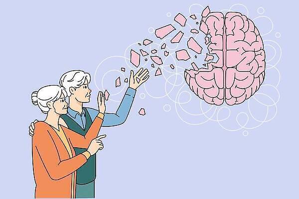 EPS 해외이미지 생각 일러스트 건강 사람 치료 약 손상 환자 마음 질병 은퇴 뇌 그림 윤곽 문제 테라피 돌봄 옛날 적자 조부모 지능 치매 트러블 노화 벡터 해외202310 해외일러스트 컨셉 의학 가족 모션 뷰티 파일형식