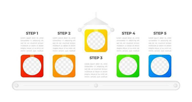 EPS 해외이미지 식물 템플릿 편집 디자인 일러스트 비즈니스 텍스트 공장 그래프 설명 그래픽 가로 컬러풀 숫자 자료 공백 인포그래픽 흐름 발표 제조 계획 연결 보고서 옵션 레이아웃 심플 5 수납 직사각형 단계 진행 방법 엘리먼트 자동화 컨베어밸트 타임라인 벡터 카피스페이스 비어있는 해외202310 해외일러스트 도형 문자 컬러 컨셉 공업 모션 기계 파일형식