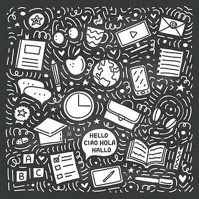 EPS 해외이미지 학생 해외 디자인 영어 교육 문화 안경 시계 컨셉 서류가방 일러스트 비즈니스 통신 학교 수업 말하기 책 컵 스마트폰 학습 스터디 컴퓨터 알약 연필 펜 쪽지 헤드폰 칠판 행성 낙서 사과 강의 만화 편지 분필 대학교 손그림 사전 고립 벡터 해외202310 해외일러스트 문자 식기 잡화 음향기기 가방 과일 모션 학용품 전자제품 핸드폰 스마트기기 필기구 약 우주 초크 파일형식