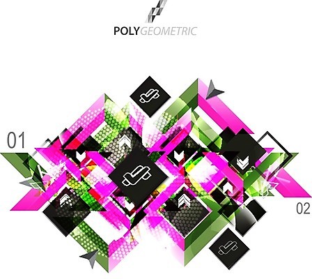 EPS 해외이미지 모양 디자인 백그라운드 무늬 일러스트 사람없음 그래픽 컬러풀 사각형 인포그래픽 레이아웃 엘리먼트 지오메트릭 해외202004 해외일러스트 도형 컬러 파일형식 벡터