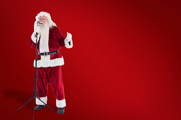 포토 JPG 해외이미지 전신 노년 남자 크리스마스 노래 한명 손짓 옆모습 빨간색 산타클로스 스탠드마이크 노인남자한명만 해외202004 해외포토 1 기념일 음악 뷰포인트 컬러 모션 사람 성인 마이크 남자한명만 노인남자만 파일형식