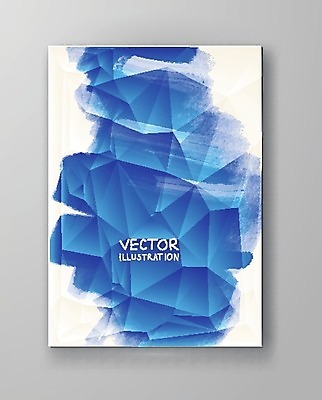 EPS 해외이미지 템플릿 디자인 배너 포스터 종이 백그라운드 일러스트 벽지 수채화 미술 사람없음 그래픽 장식 파란색 페인트 얼룩 그림 캔버스 페이지 엘리먼트 해외202004 해외일러스트 컬러 문화예술 파일형식 벡터