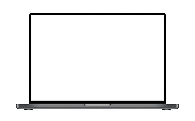 포토 JPG 해외이미지 사람없음 노트북 흰배경 목업 카피스페이스 해외202310 백그라운드 전자제품 공백 흰색 파일형식