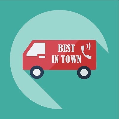 EPS 해외이미지 영어 일러스트 자동차 사람없음 빨간색 최고 전화기 청록색 해외202310 해외일러스트 문자 육상교통 컬러 파일형식 벡터