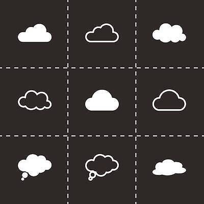 EPS 해외이미지 모양 디자인 컨셉 인터넷 일러스트 하늘 날씨 미술 파란색 컴퓨터 세트 웹 흰색 네트워크 연결 수집 심볼 사인 고립 엘리먼트 벡터 해외202310 해외일러스트 컬러 문화예술 전자제품 파일형식