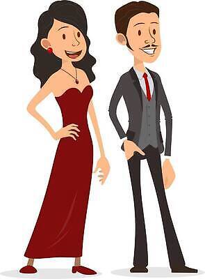 EPS 해외이미지 캐릭터 커플 드레스 여자 남자 얼굴 일러스트 비즈니스 성공 넥타이 그림자 서기 사람 정장 소년 빨간색 파티 귀걸이 회색 플랫 저녁 만화 콧수염 사인 고립 지능 스타일 벡터 해외202310 해외일러스트 일러캐릭터 잡화 옷 어린이 컬러 컨셉 장신구 관계 모션 수염 이벤트 신체부위 야간 파일형식