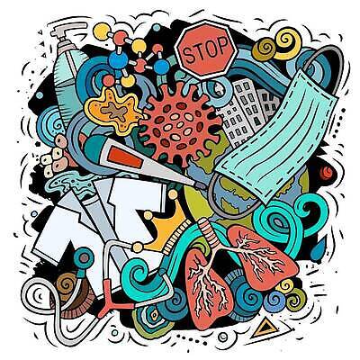 EPS 해외이미지 디자인 포스터 과학 일러스트 건강 관리 경고 가면 안전 치료 세계 약 열 신용카드 허파 호흡기관 바이러스 보호 빨래 낙서 그래피티 질병 만화 심볼 오브젝트 예방 감염 고립 구성 기침 백신 인플루엔자 전염병 증상 사스 코로나바이러스 해외202310 해외일러스트 컨셉 가사 의학 금융 장기_의학 그림 파일형식 벡터