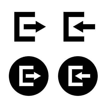 EPS 해외이미지 디자인 실루엣 컨셉 인터넷 일러스트 모션 출입구 화살 그래픽 컴퓨터 세트 픽토그램 문 검은색 웹 플랫 탈출 방향 입장 심볼 사인 시작 통나무 커서 포인트 UI 계좌 고립 로그인 엘리먼트 인터페이스 정문 회원 벡터 사용자 해외202310 해외일러스트 나무 컬러 촬영기법 금융 전자제품 파일형식