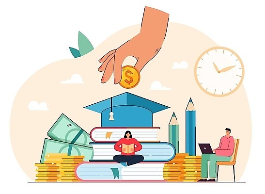 EPS 해외이미지 무료이미지 학생 손 교육 시계 컨셉 지폐 돈 일러스트 들기 앉기 성인 신체부위 책 경제 노트북 스터디 연필 동전 잡기 성인만 장학금 벡터 해외202310 해외일러스트 모션 학용품 사람 전자제품 학습 필기구 재산 파일형식 무료콘텐츠 지원금