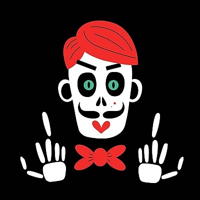 EPS 해외이미지 템플릿 디자인 얼굴 신랑 스티커 일러스트 검은배경 넥타이 휴가 뼈 골격 그래픽 장식 컬러풀 머리 할로윈 죽음 유령 신비 무서움 만화 심볼 묘사 공상 나쁜 가면무도회 고립 몬스터 엘리먼트 해골모형 좀비 벡터 오싹 해외202310 해외일러스트 잡화 감정 컬러 결혼 백그라운드 컨셉 신체부위 모형 검은색 무도회 파일형식