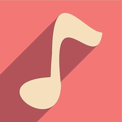 EPS 해외이미지 음악 음표 일러스트 사람없음 플랫 심볼 해외202310 해외일러스트 기호 문화예술 파일형식 벡터