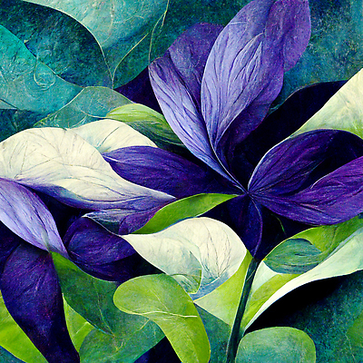 JPG 해외이미지 꽃 백그라운드 일러스트 추상 미술 사람없음 초록색 보라색 그림 해외202310 해외일러스트 식물 컬러 무늬 문화예술 파일형식