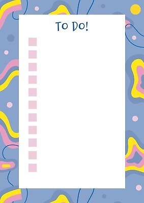 EPS 해외이미지 디자인 백그라운드 일러스트 사람없음 계획 계획표 체크리스트 카피스페이스 투두리스트 해외202310 해외일러스트 컨셉 공백 리스트 파일형식 벡터