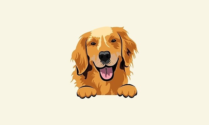 EPS 해외이미지 디자인 일러스트 사람없음 강아지 심볼 그림 해외202310 해외일러스트 반려동물 개 파일형식 벡터