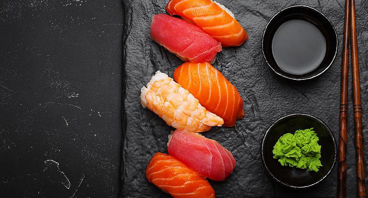 포토 JPG 해외이미지 젓가락 사람없음 초밥 고추냉이 간장 새우초밥 연어초밥 일본음식 참치초밥 해외202310 해외포토 음식 새우 수저 양념 연어 파일형식